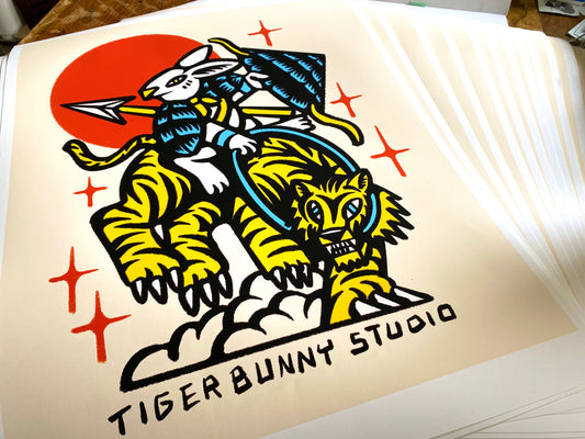 “TigerBunny Studio” Limited Edition Print (by DJ Javier) *50% of proceeds go to @stopaapihate